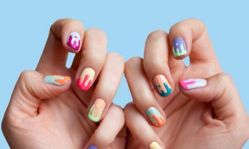 Summer manicure with gel polish: fashionable bright colors and new designs