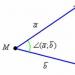 Using dot and cross product